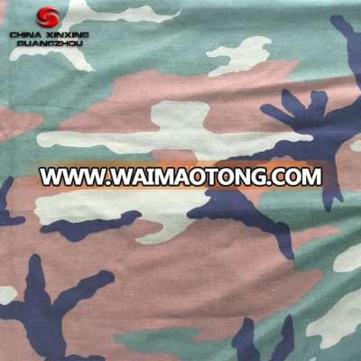 65% polyester 35% cotton Blend woven army print camouflage military uniform fabric