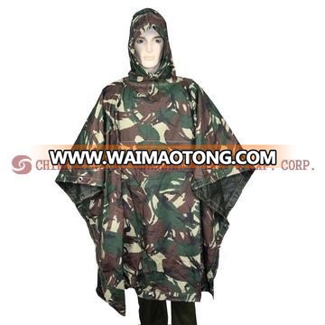 Poncho rain gear, raincoat