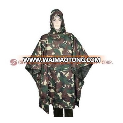 Poncho rain gear, raincoat